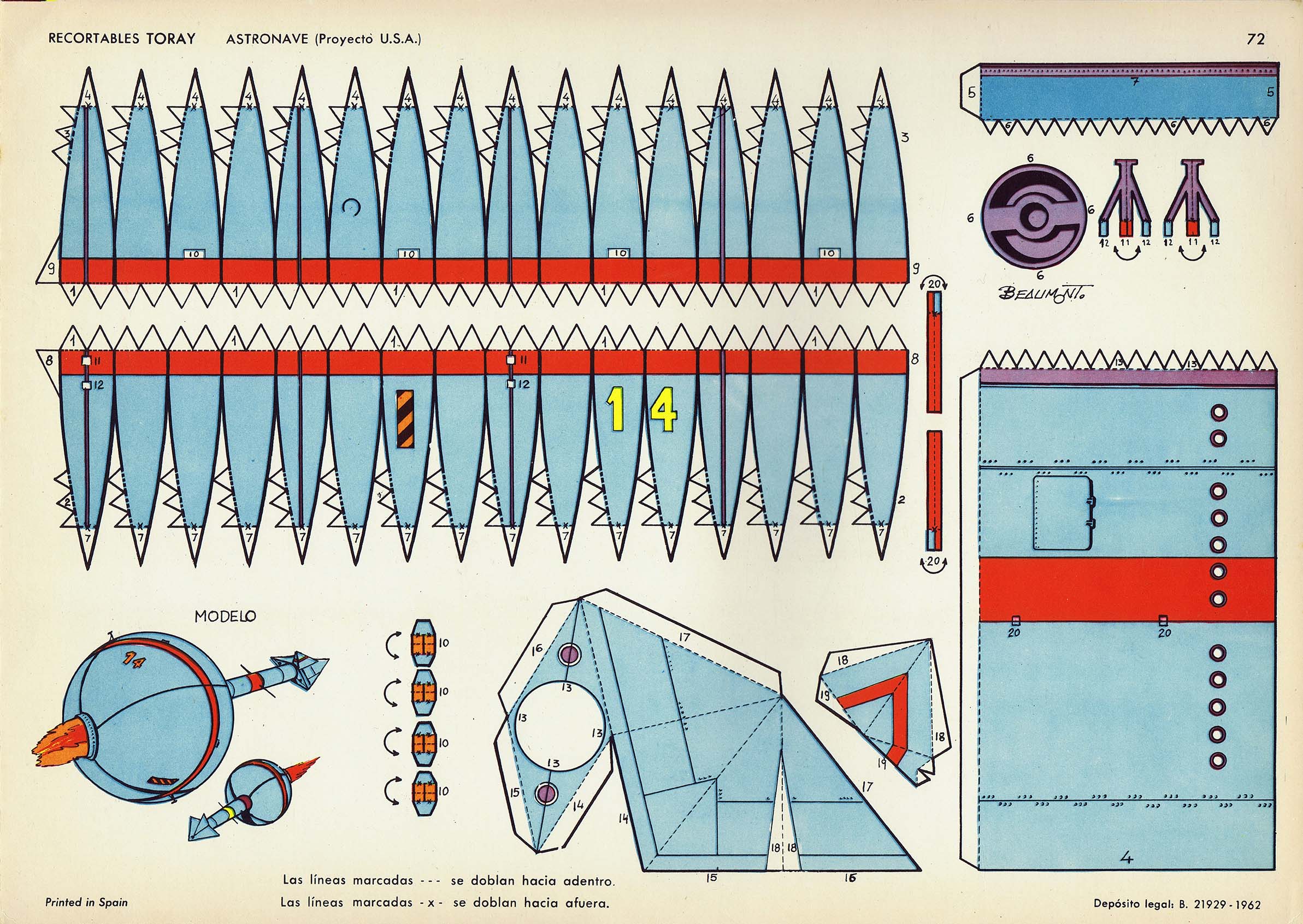 Papercraft recortable de un tigre  Proyectos de manualidades con